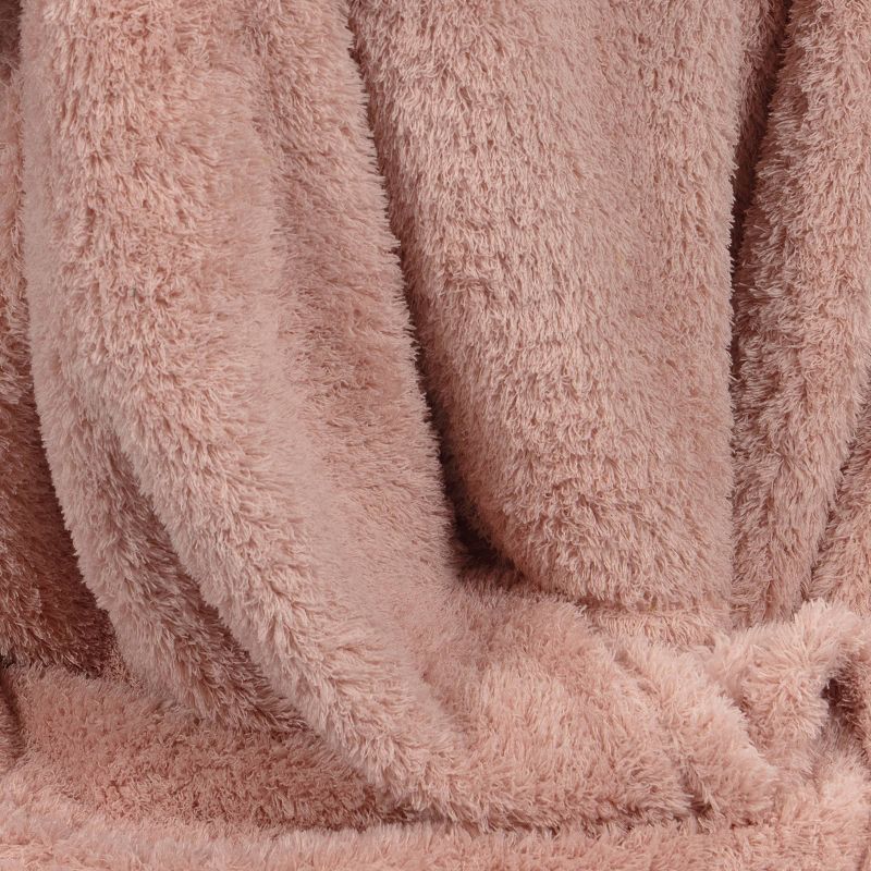 Solid Boucle Faux Shearling Throw Blanket - Room Essentials™, 6 of 7