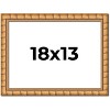 PosterPalooza | 18x13 Modern Bamboo Picture Frame, UV Acrylic, 5 Finishes - 2 of 4
