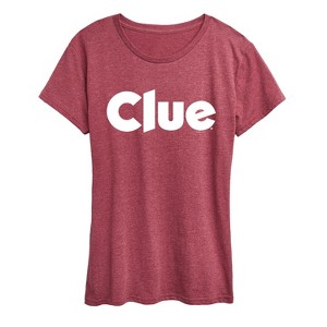 Women's - Clue - Clue Logo Short Sleeve Graphic T-Shirt - 1 of 4