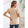 Maternity Tops Women's Flying Stylish T Shirt - 2 of 4