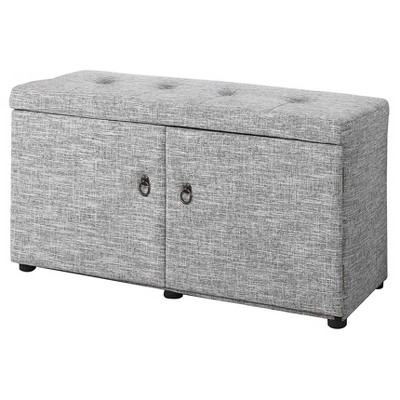 18" Shoe Storage Ottoman - Ore International