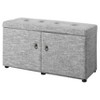 18" Shoe Storage Ottoman - Ore International - 3 of 4