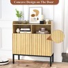 Syemin Decorative Storage Cabinets, 2 Door Storage Cabinet Sideboard, Suitable for Living Room, Entryway and Kitchen Dining Room, - 4 of 4