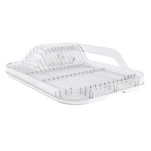 Better Houseware Dish Rack Set, Clear - 1 of 4