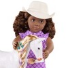 Our Generation Valerie with Hair Play Foal 18" Doll & Horse Accessory Set - 3 of 4