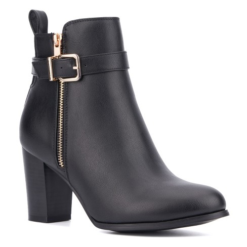 New York & Company Women's Alana Ankle Boots - 6.5, Black : Target