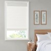 Vynxaria 33"Wx64"L Bamboo Light Filtering Roman Shade,White(Only 1 PC) - 3 of 4