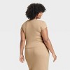 Women's Boucle Short Sleeve Crewneck Pullover Sweater - A New Day™ - 2 of 3