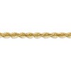 Black Bow Jewelry Men's 6mm, 14k Yellow Gold, Handmade Solid Rope Chain Bracelet - 2 of 4