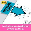 Post-it Initial Here' Message Flags  1" Wide Blue 100 Flags/Pack (680-IH2) 605113 - 3 of 4