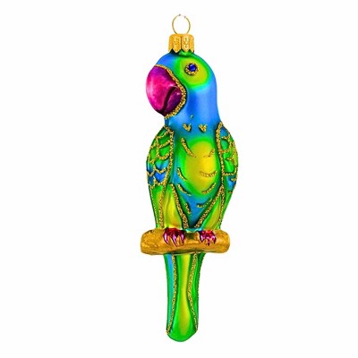 Metzler Bros. 5.25 In Parrot 2 Christmas Tree Ornament , Christmas Decor Vibrant Parrot (1PC)