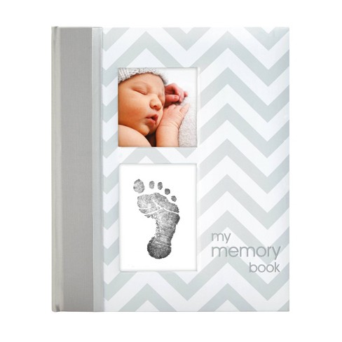 Pearhead hello Baby Baby Memory Book - Gray : Target