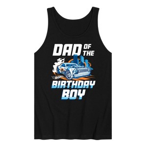 Men's - Hot Wheels - Dad Of Birthday Boy Graphic Tank Top - 1 of 2
