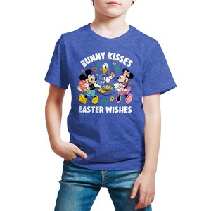 Boys' - Disney - Bunny Kisses Easter Wishes Short Sleeve Graphic T-Shirt - 1 of 4