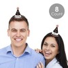 Big Dot of Happiness Rose Gold Happy New Year - Mini Cone 2025 New Year's Eve Resolution Party Hats - Small Little Party Hats - Set of 8 - image 2 of 4