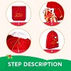 Joyfy 31" Christmas Large Gift Bags, Red Santa Sack with Cord Drawstring, Large Velvet Bag for Xmas Give Decoration Giant Presents Gifts Wrap Bags - 4 of 4