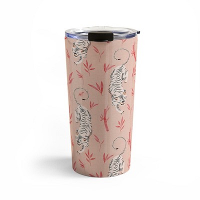 Caroline Okun Stalking Siberian Rose 20 oz Stainless Steel Travel Mug - Deny Designs