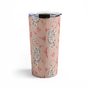 Caroline Okun Stalking Siberian Rose 20 oz Stainless Steel Travel Mug - Deny Designs - 1 of 4