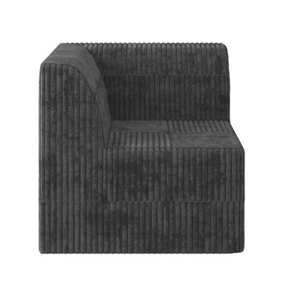 Single seat sofa Compressed Sectional Sofa Modern Minimalist Style Corduroy Couch, Sleeper Sofa for Living Room