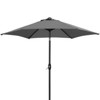 Ainfox 9ft Patio Umbrella with Push Button Tilt and Crank, Outdoor Umbrella, Pool Umbrella  for Market, Terrace, Beach, Outdoor Restaurant - 2 of 3
