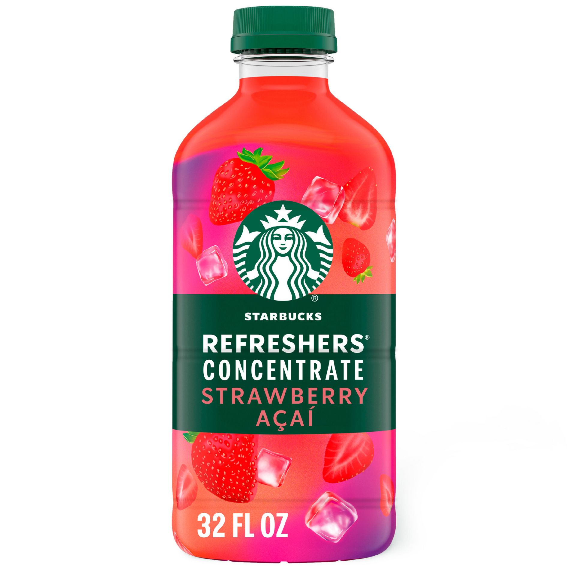 Starbucks Refreshers Strawberry Acai Concentrate - 32 fl oz