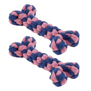 Unique Bargains Bone Shape Dog Chew Rope - 1 of 4