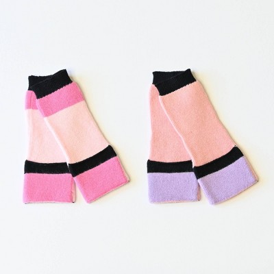 Sockabu Baby Girls' 2pk Sensory Friendly Tube Socks
