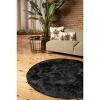 Luxe Arlington Faux Sheepskin Circular Rug | 6' - 3 of 4