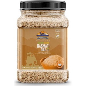 Brown Basmati Rice Extra Long - 32oz (2lbs) 908g PET Jar - Rani Brand Authentic Indian Products - 1 of 4