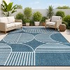 JONATHAN Y Nordby High-Low Geometric Arch Scandi Striped Indoor/Outdoor Area Rug - 4 of 4