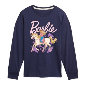 Boys' - Barbie - Western Long Sleeve Graphic T-Shirt - 1 of 3
