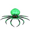 Racxily 6' Green Halloween Inflatable Spider, Blow Up LED Spider Decor - Waterproof, Easy Inflate/Deflate, Spooky Style for Garden, Lawn, Party - 3 of 4