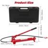 Hydraulic Jack Kit, 12-Ton Heavy Duty Porta Power Hydraulic Ram Pump - 55-Inch Oil Hose, Portable Case (Trucks/Tractors/Auto Repair) - 2 of 4