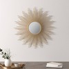Round Dia Fiore Sunburst Decorative Wall Mirror - Madison Park - 3 of 4