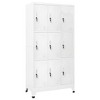 vidaXL Locker Cabinet Gray Steel 35.4x17.7x70.9 in Locker Cabinet - 2 of 4
