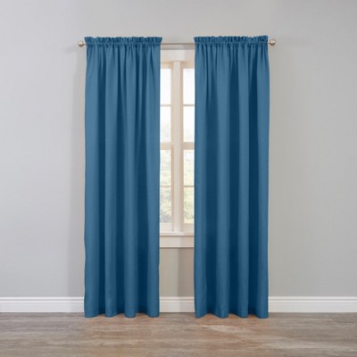 BrylaneHome BH Studio Microfiber Rod-Pocket Panel