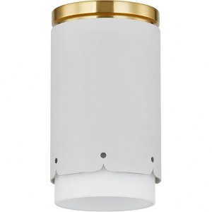 Mitzi Asa 1 - Light Flush Mount in  Aged Brass/Soft White - 1 of 1
