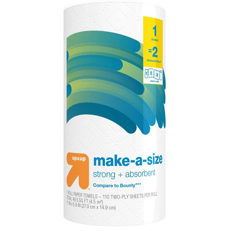 Make-A-Size Paper Towels - up & up™, 1 of 4