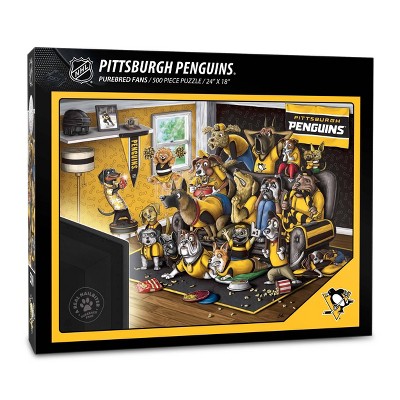 NHL Pittsburgh Penguins Purebred Fans 'A Real Nailbiter' Puzzle - 500pc