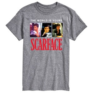 Men's - Scarface - The World Is Yours- Men's Short Sleeve Graphic T-Shirt Short Sleeve Graphic T-Shirt - 1 of 4