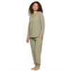 Felina - Serena V-Neck Top & Jogger Lounge Set | 2-Piece Ultra-Soft Knit Top & Pants Loungewear - 2 of 3