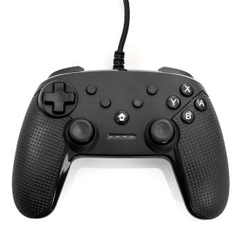 Gamefitz Wired Controller for the Nintendo Switch in Black