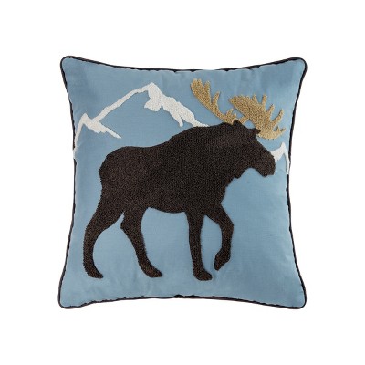 C&F Home 18" x 18" Moose Mountain Throw Pillow