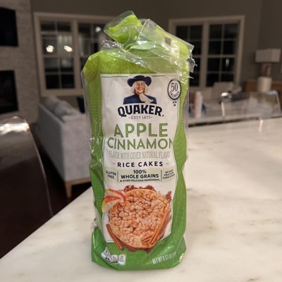 Quaker Large Rice Cake Apple Cinn - 6.53oz : Target