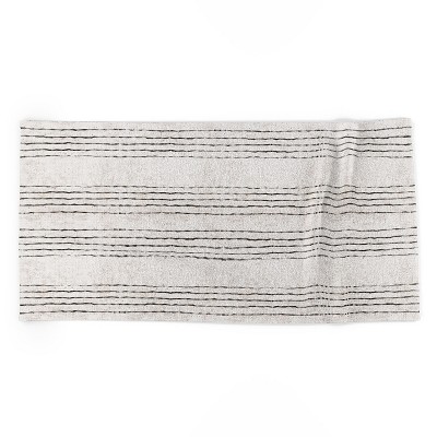 Holli Zollinger LINEN STRIPE RUSTIC Beach Towel - Deny Designs