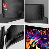 MSI MAG 341CQPX QD-OLED 34" Class UW-QHD Curved Screen Gaming OLED Monitor - Metallic Black - 4 of 4