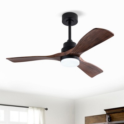 TOBILI Hot sales 42 Inch Ceiling Fans with Light, Black Ceiling Fan for Patios with Light 3 Blade Modern Ceiling Fan Noiseless