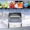 Costway Stainless Steel Ice Maker Countertop 26Lbs/24H Self-Clean Function W/Scoop New - 4 of 4