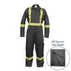Flame Resistant Hi Vis Coverall with Leg Zipper - 2 of 4