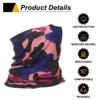 Unique Bargains Breathable Elastic Cycling Fishing Sport Neck Gaiter Face Masks 2 Pcs - 4 of 4